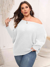 Load image into Gallery viewer, Top - Boat Neck Batwing Sleeve Sweater - 4 Color Options
