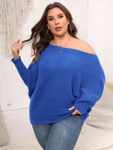 Load image into Gallery viewer, Top - Boat Neck Batwing Sleeve Sweater - 4 Color Options

