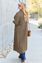 Load image into Gallery viewer, Top - Open Front Long Sleeve Maxi Cardigan - 5 Color Options
