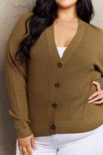 Load image into Gallery viewer, Top - Button Down Cardigan in Olive
