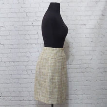 Load image into Gallery viewer, The Limited Size 10 Tweed Pencil Mini Skirt
