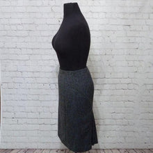 Load image into Gallery viewer, Express Gray Pencil Skirt with Back Pleats- Size 8
