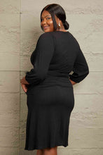 Load image into Gallery viewer, Dress - Culture Code V-neck Black Dress

