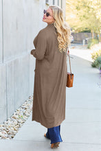Load image into Gallery viewer, Top - Open Front Long Sleeve Maxi Cardigan - 5 Color Options
