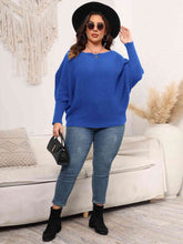 Load image into Gallery viewer, Top - Boat Neck Batwing Sleeve Sweater - 4 Color Options
