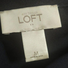 Load image into Gallery viewer, LOFT Navy Blue Sleeveless Button Down-Size M
